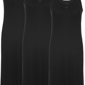 KNEE1 Women's Over The Knee with Mini Bow V-Neck Wide Strap Nightgown