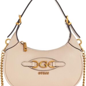 R1 GUESS Womens Malva Mini Hobo Hobo Bag- LIGHT BROWN